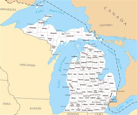 cities and villages in michigan.